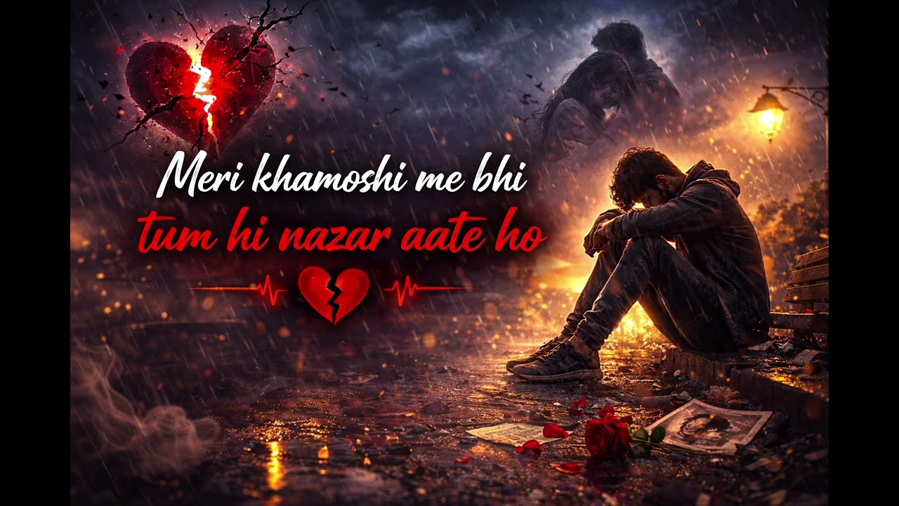Meri Khamoshi Me Bhi Tum Hi Najar Aate Ho | Emotional Heart Touching Song | Broken 💔 Heart Touching 