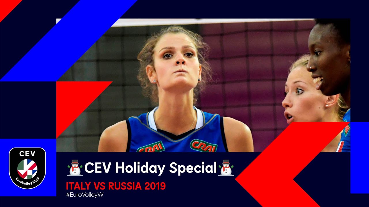 Italy vs Russia FULL MATCH | #EuroVolleyW 2019 | CEV Holiday Special
