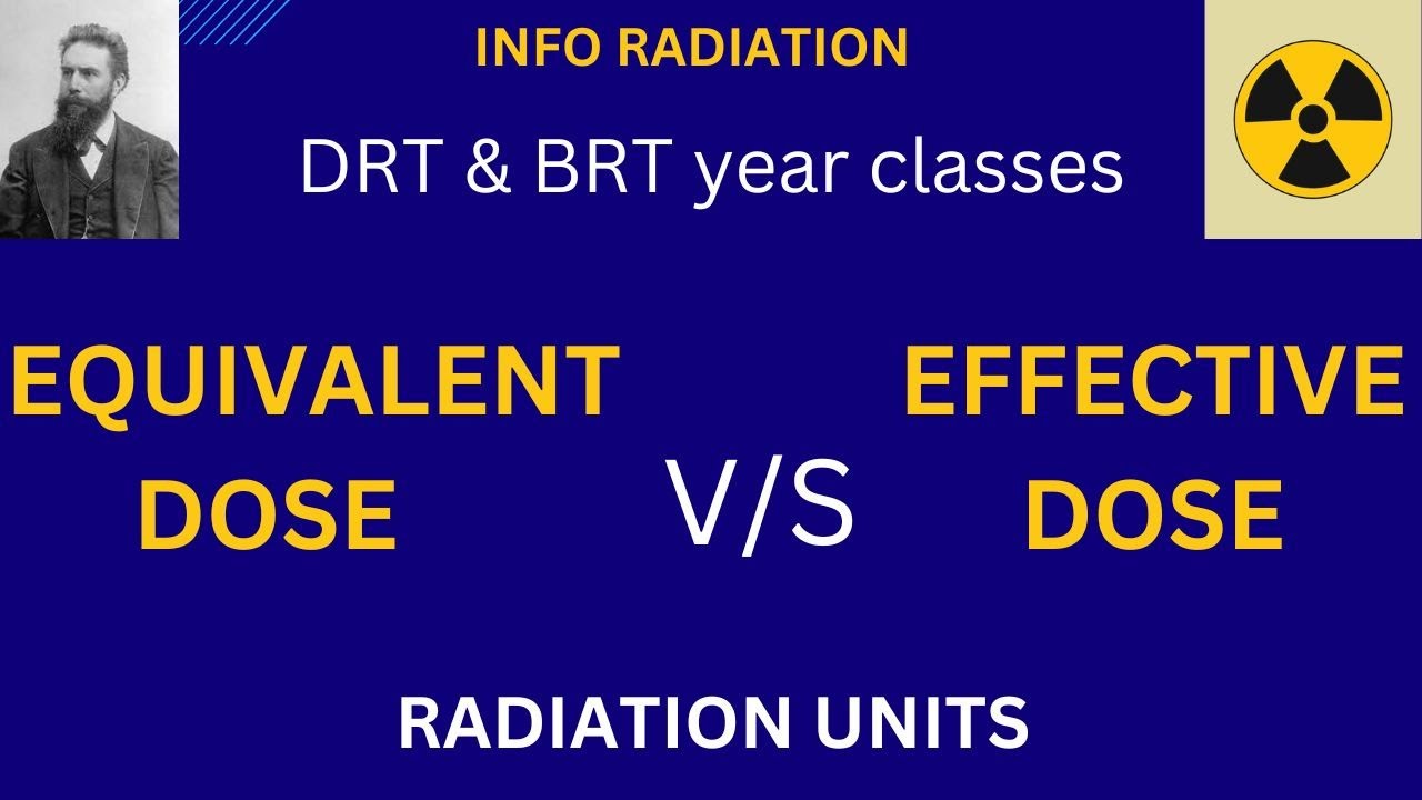 equivalent dose and effective dose | Radiation units