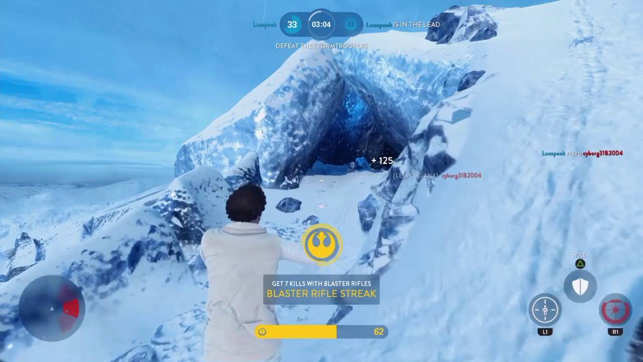 LEIA IN THE CAVES! | Star Wars Battlefront Hero Hunt Glitch Gameplay Ep. 2