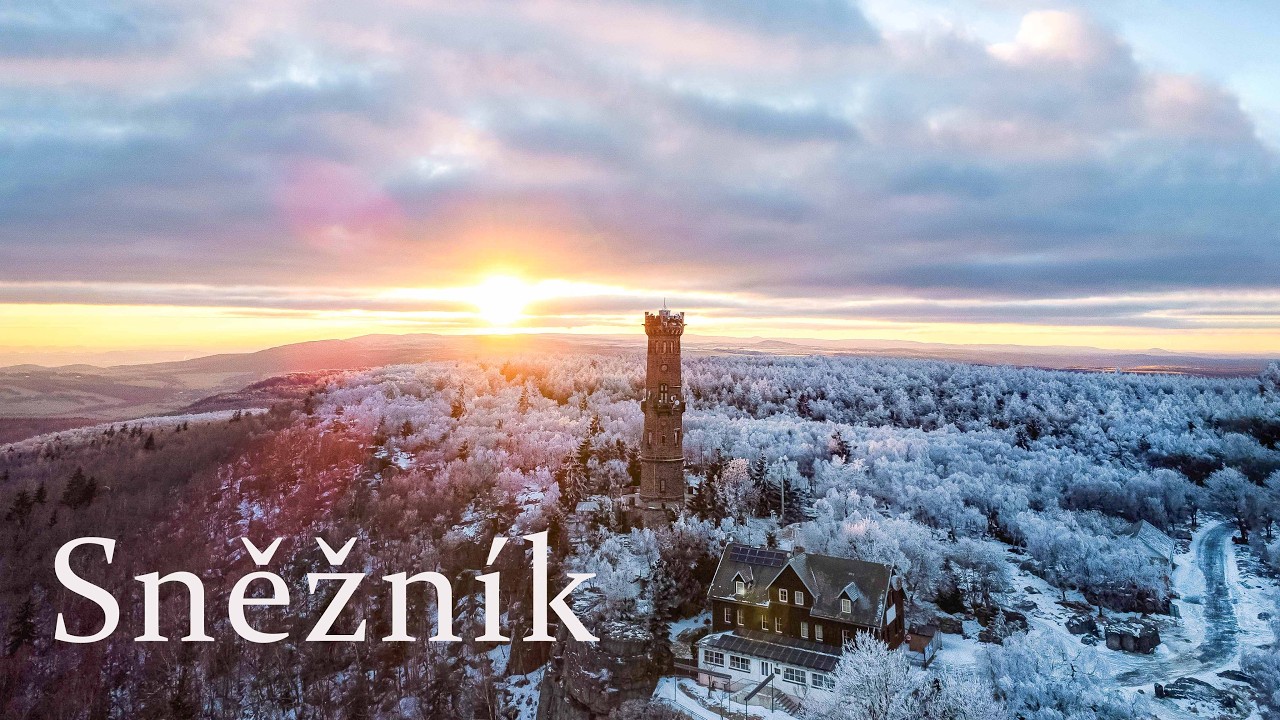 Děčínský Sněžník//Fog//Sunset//MavicMini2//4k