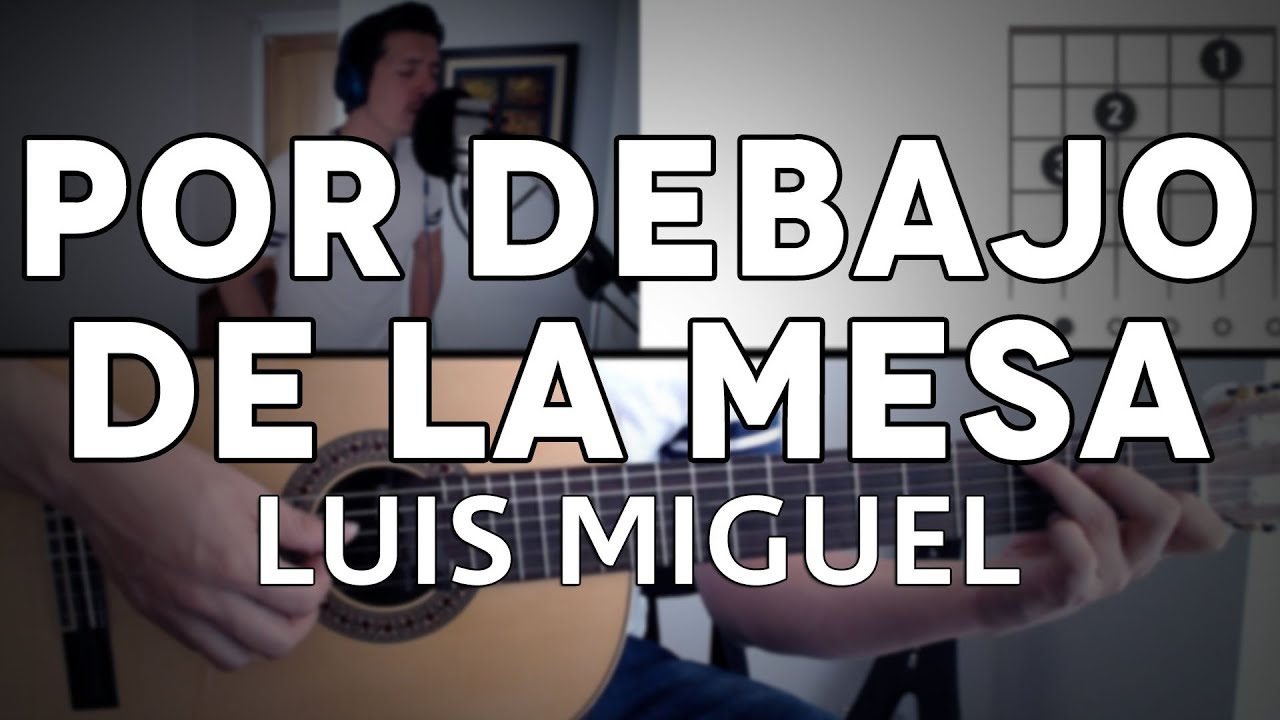Por Debajo De La Mesa Luis Miguel Tutorial Cover - Guitarra [Mauro Martinez]