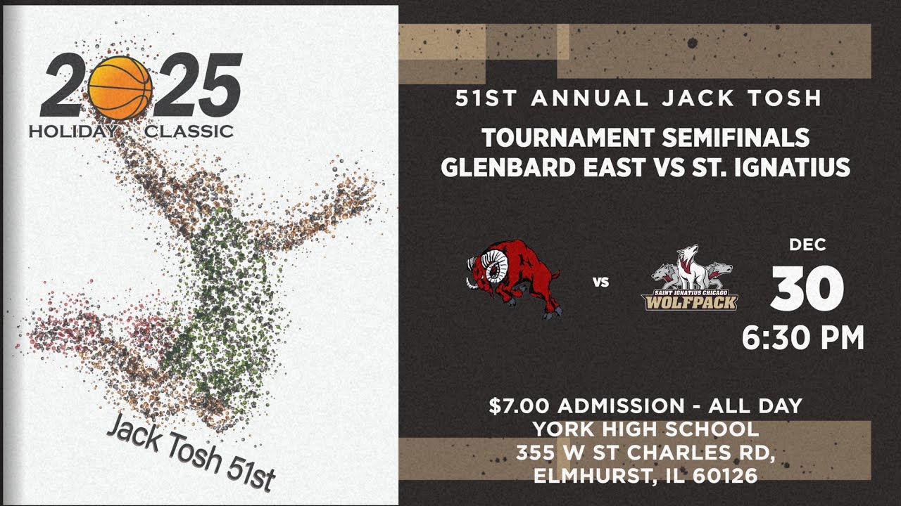 Glenbard East vs St.Ignatius Jack Tosh Holiday Classic Championship Bracket Semifinals