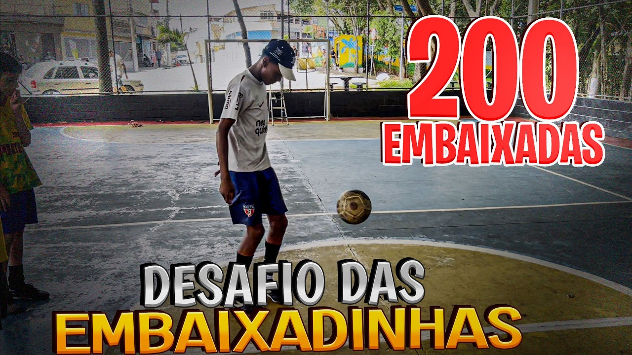 DESAFIEI OS ALUNOS A FAZEREM 200 EMBAIXADINHAS