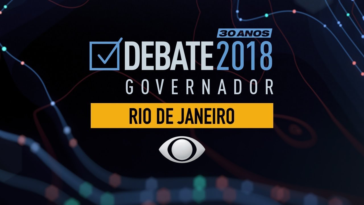 Debate para governo do Rio de Janeiro