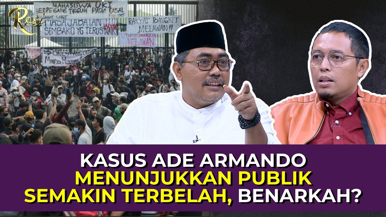 Kasus Ade Armando Menunjukkan Publik Semakin Terbelah, Benarkah? - ROSI
