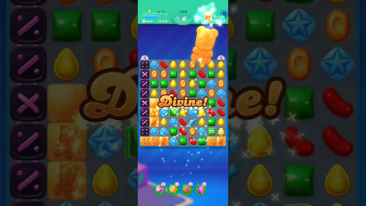 Candy Crush Level 420  -  No Boosters Series - 