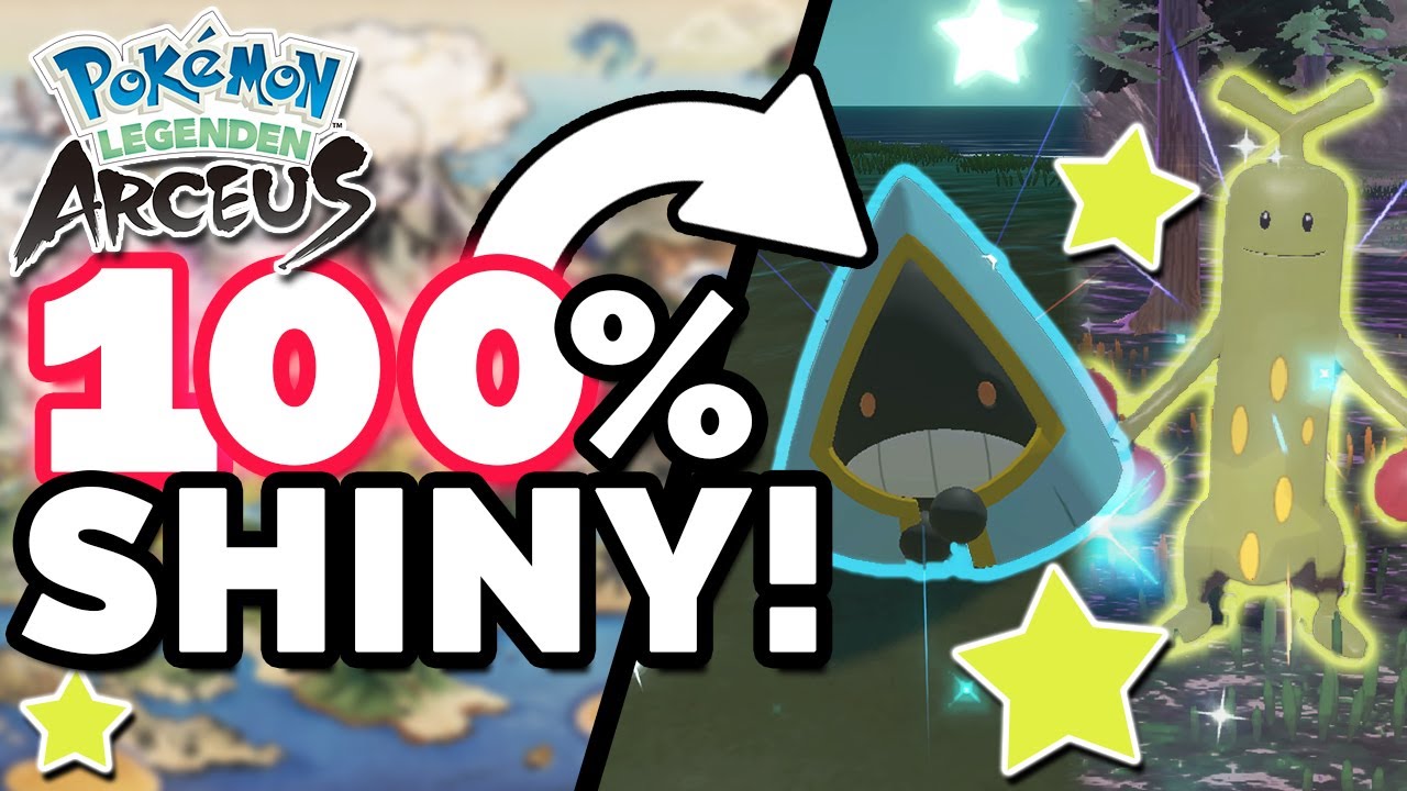 So bekommt ihr euer 100% GARANTIERTES SHINY in Pokemon Legenden Arceus! (Bis Version 1.1)