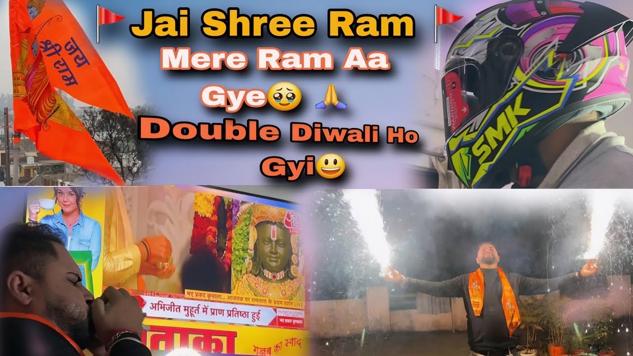 Mere Ghar Ram Ayee Hain🥹🙏 |🚩Jai Shree Ram🚩| Double Diwali Ho Gyi😃🎆