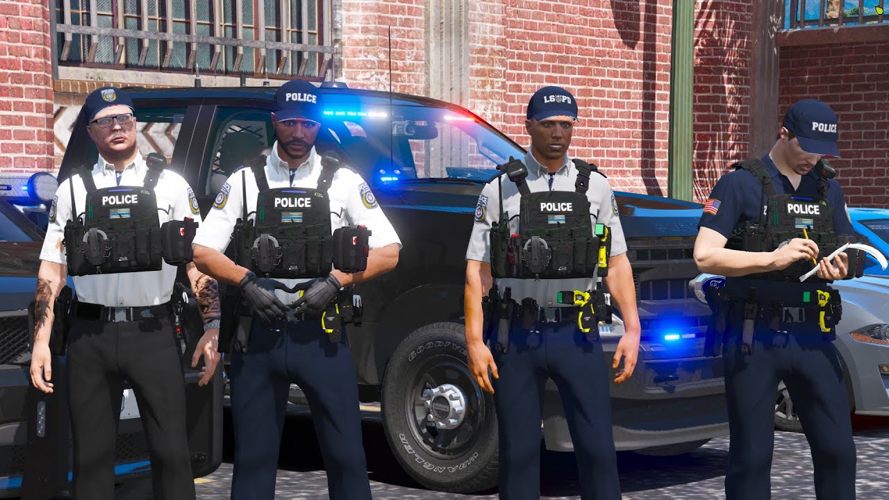 Flooding The Hood With Cops in GTA 5 RP