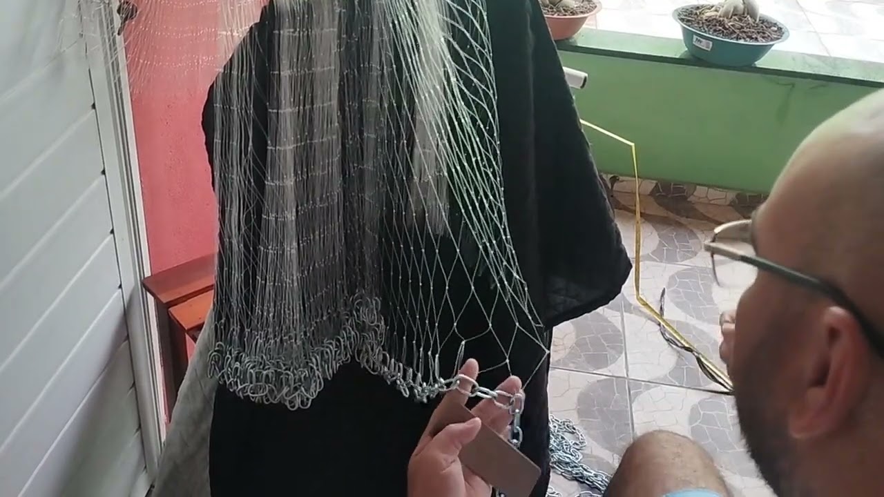 Como colocar corrente na Tarrafa.
