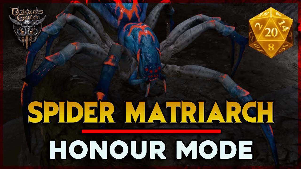 Phase Spider Matriarch Fight Honour Mode - Baldur's Gate 3