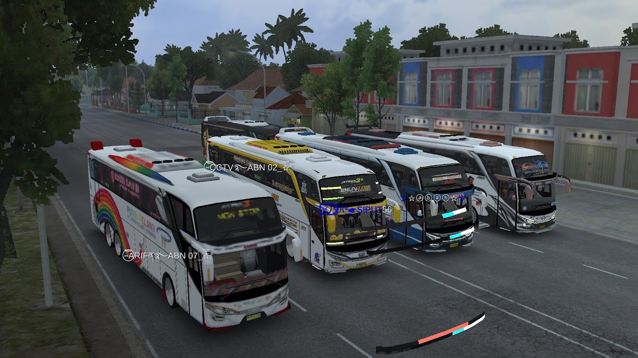 Mabar Konvoi Bussid V441 Malam // Bus Simulator Indonesia