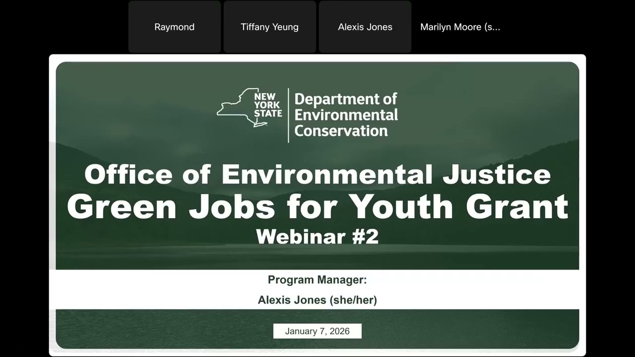 Green Jobs for Youth Webinar Part 2