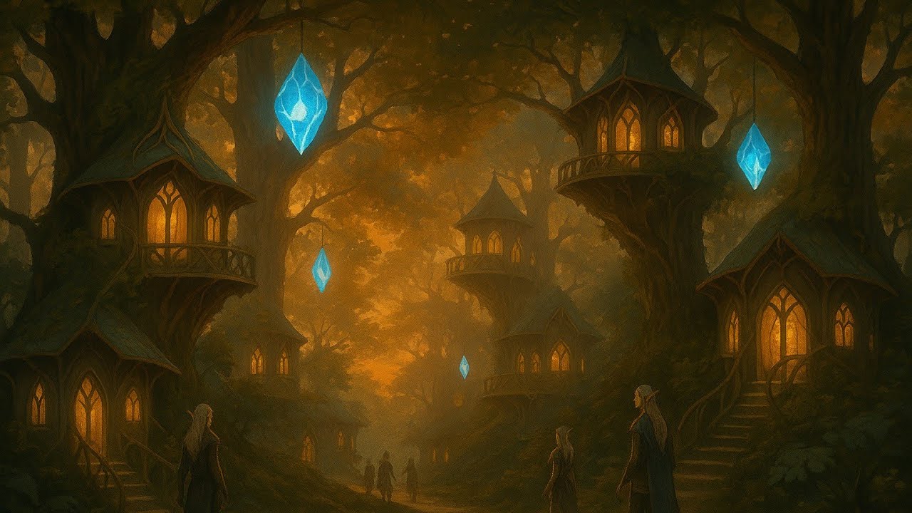 Twilight Canopy - Sleep Ambient in an Otherworldly Forest Evening