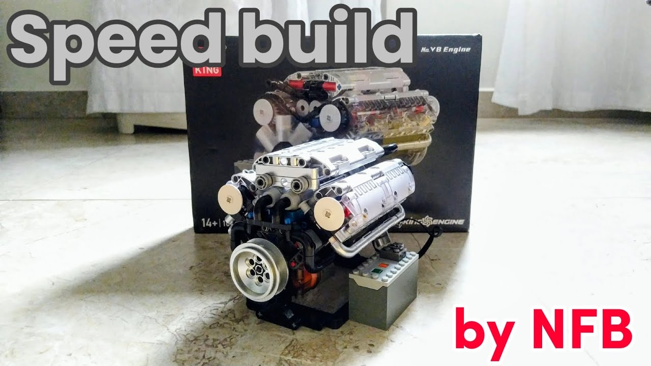Mould king V8 speed build 