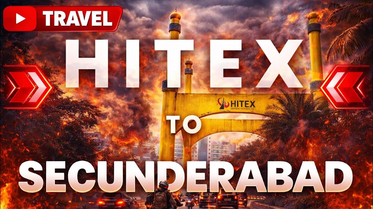 SW Volg #38| HITEX to Secunderabad Drive 🚗 | Real Hyderabad Traffic & City Roads Experience