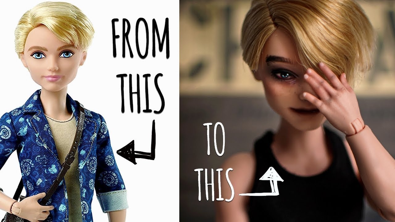 repainting a BOY DOLL - Alistair (Ever After High)