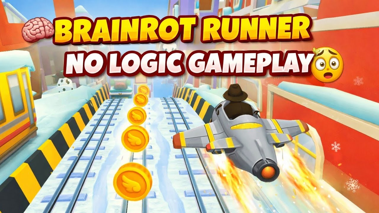 Brainrot Runner Gameplay 🧠 | No Logic Run 😵