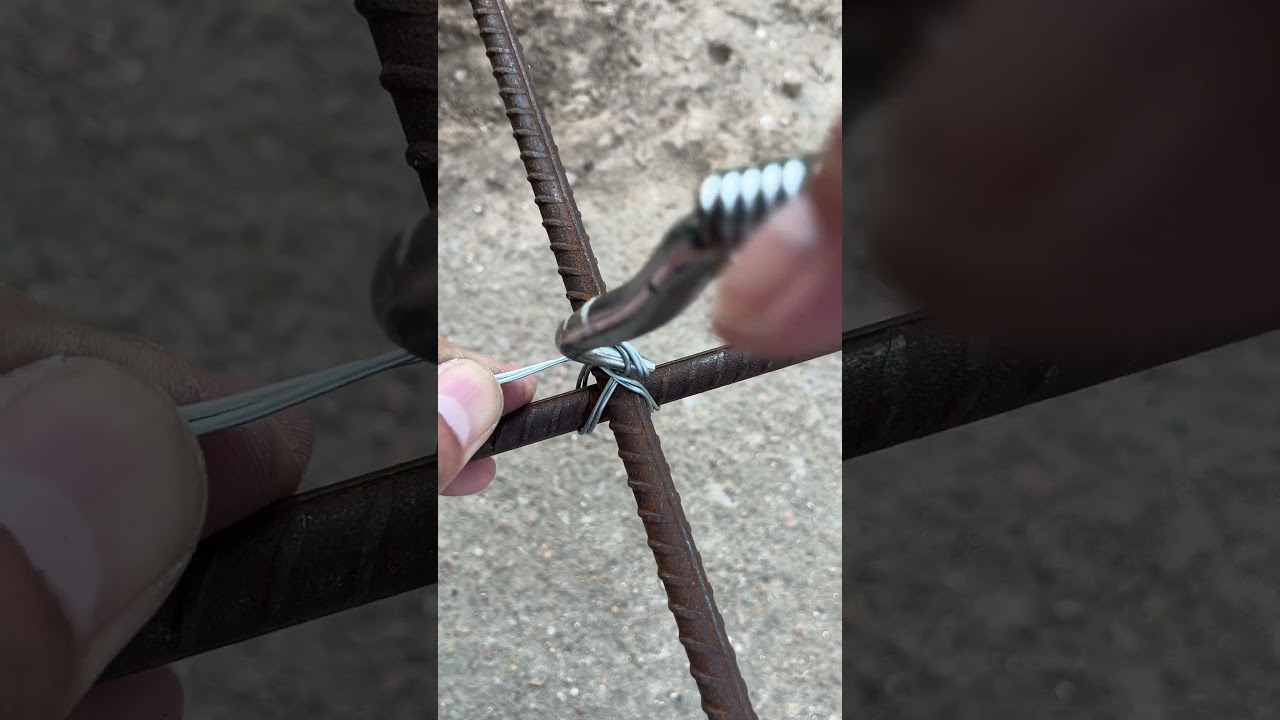 How To Tie Rebar Like Pro!!