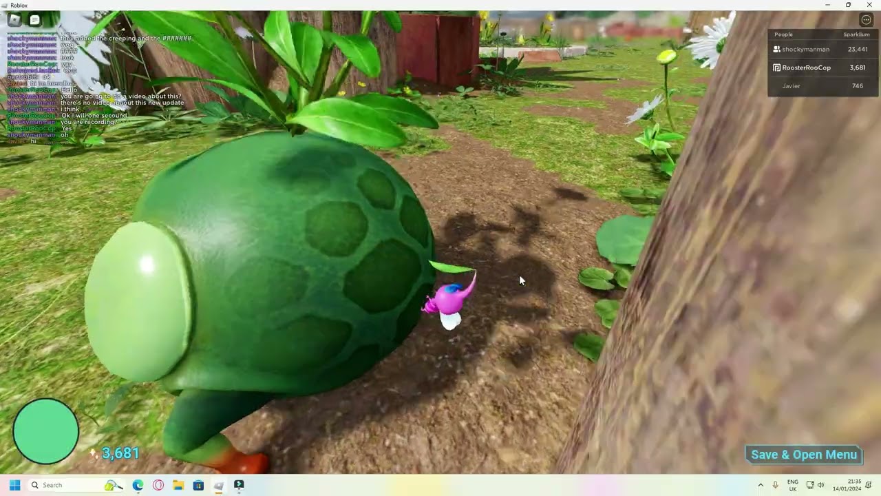 New update on P-wip (Roblox pikmin)