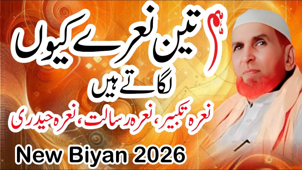 Hum 3 Narye Kuan Lagate Hain Nara e Takbeer Nara-E-Risalat Naara e Haideri Najam Ali Shah Bayan