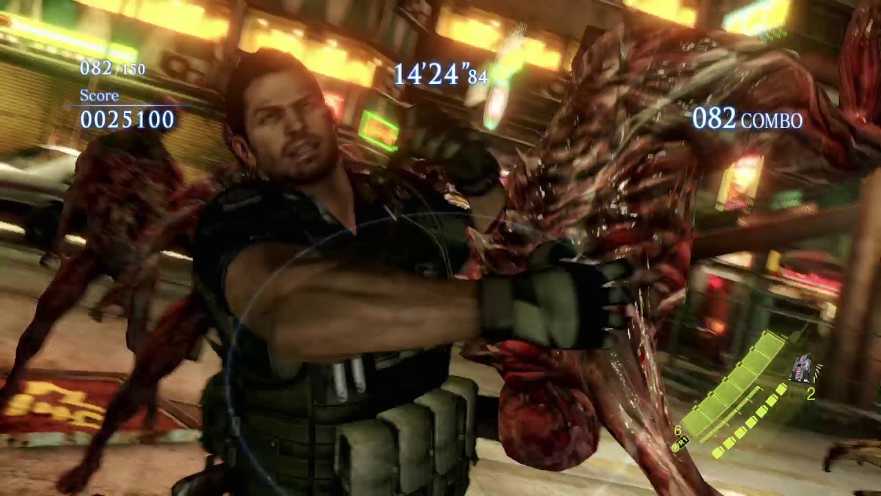 Resident Evil 6 mercenaries urban chaos solo 1421k