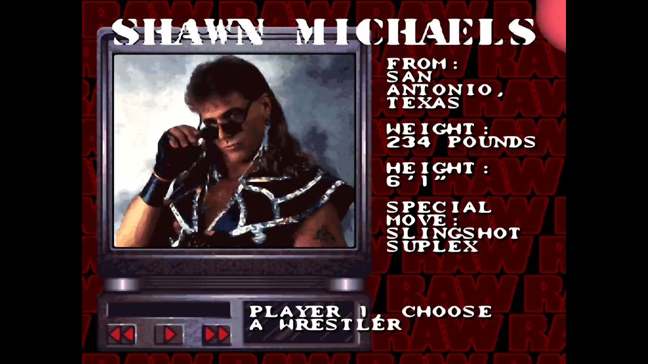 Shawn Michaels theme - WWF RAW (Super Nintendo)