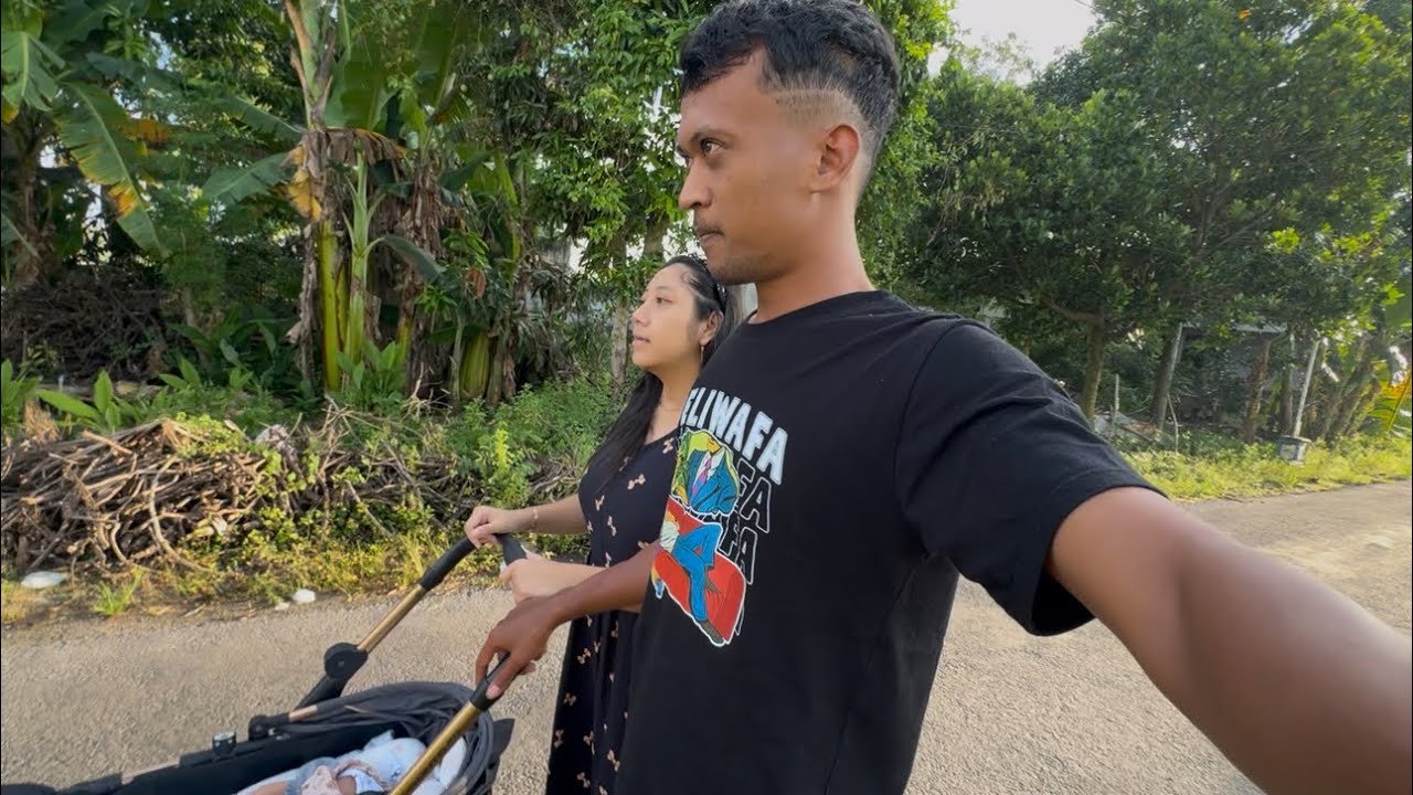 PERDANA ELLEA DIJAK JALAN JALAN PAGI