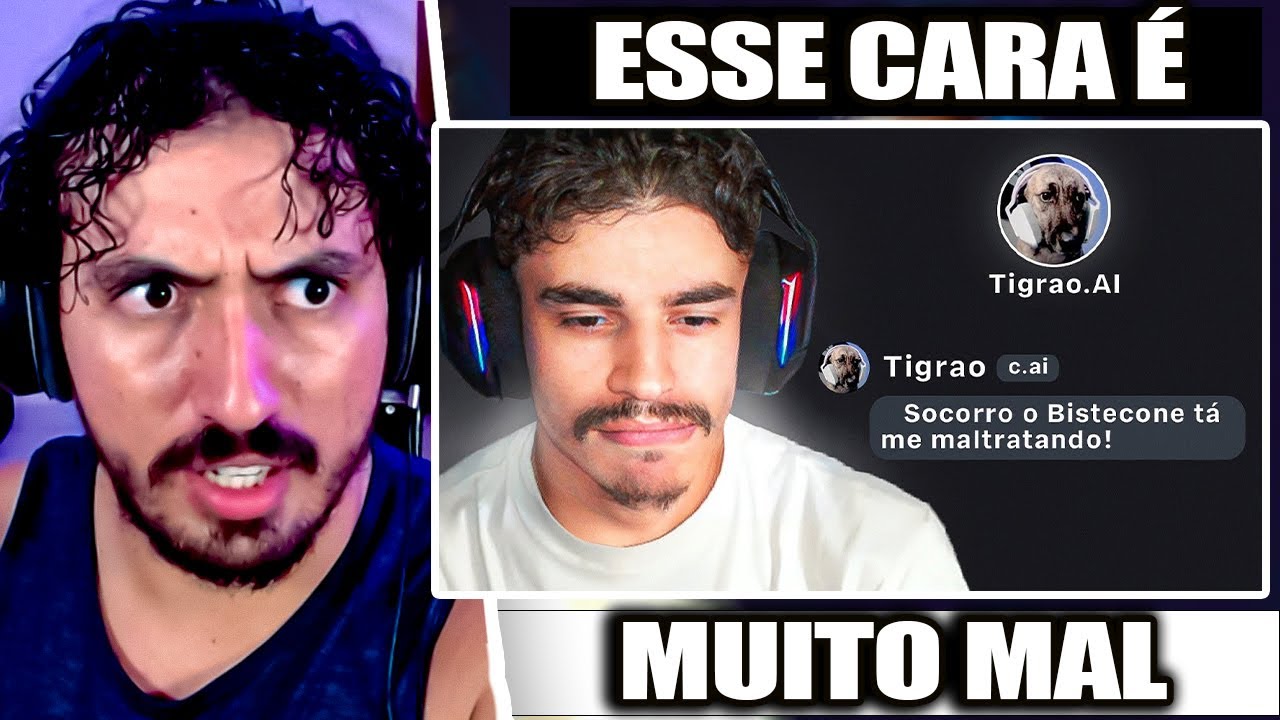 bistecone conversando com a IA do tigrão | Leozin React