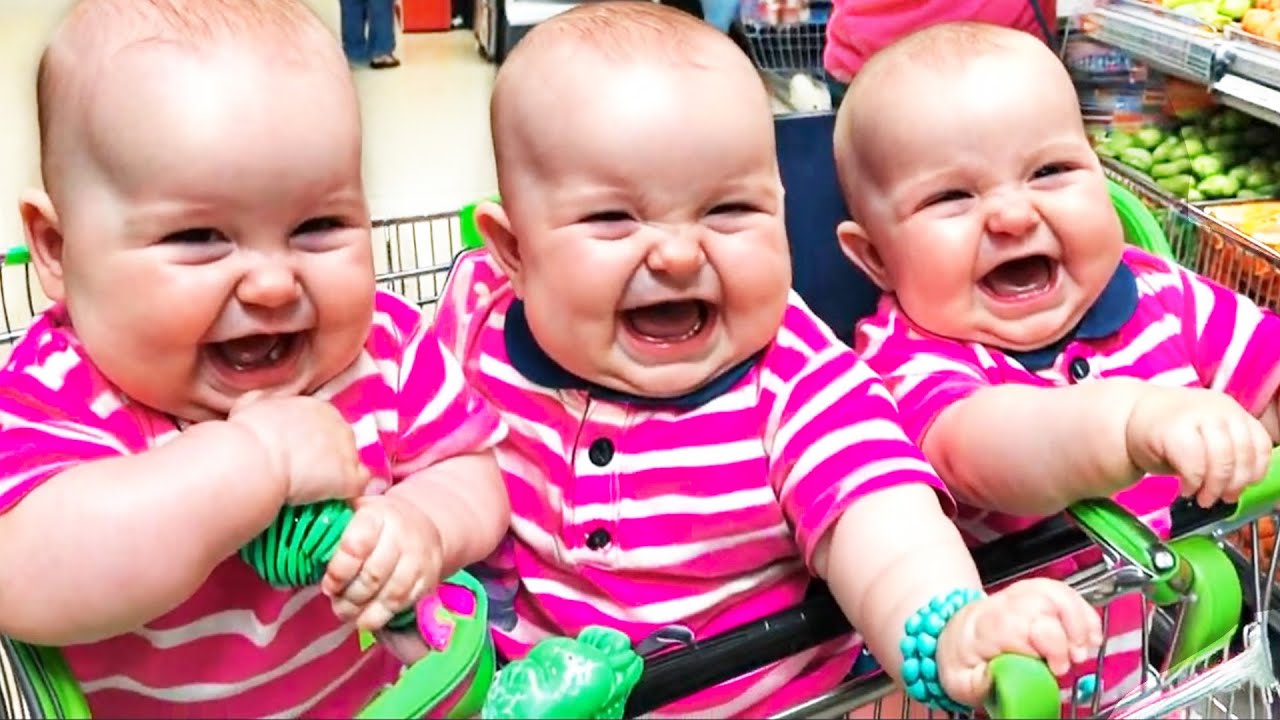 Cute and Funny Twins & Triplets Baby Moments - Cute Baby Video II Big Daddy
