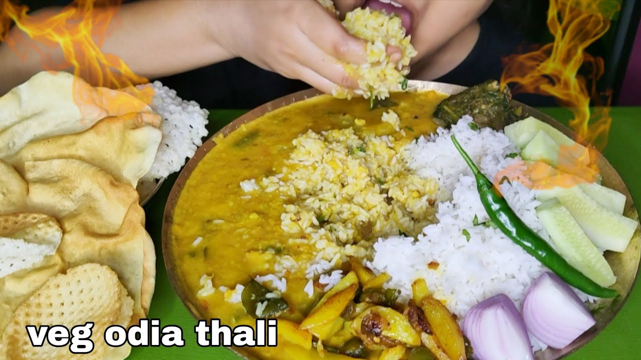 Bohut badi galti hogayii🥲 EATING VEG THALI#mukbang #food #odisha #indian #viral #youtube
