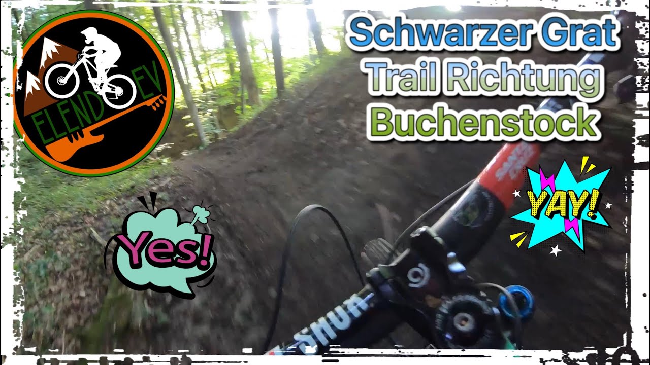 Schwarzer Grat Trail Richtung Buchenstock | MTB Allgäu