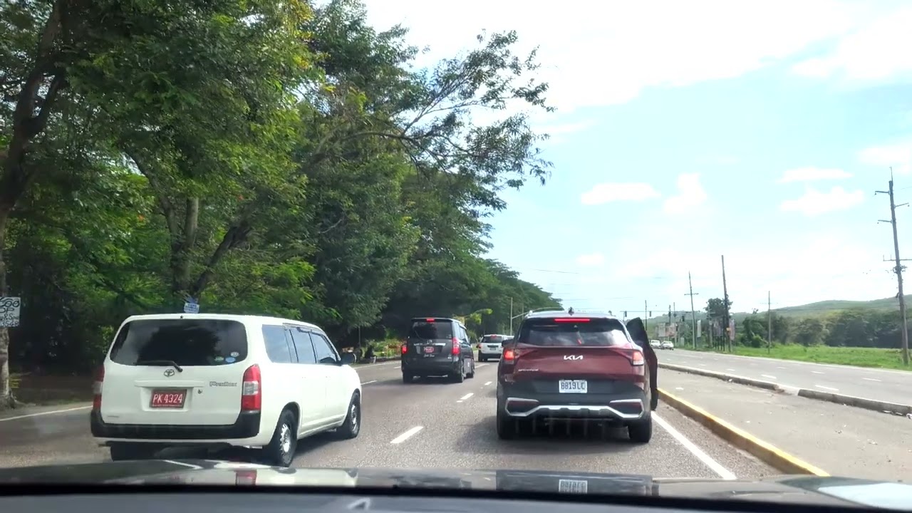 Kingston to Old Harbour Road via Spanish Town Bypass | Driving Jamaica - Meditation  Music