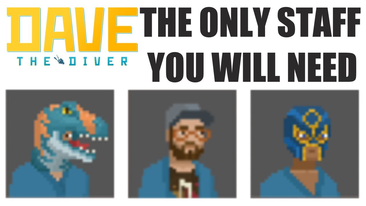 Best Staff in DAVE THE DIVER | Steam Deck gameplay #davethediver
