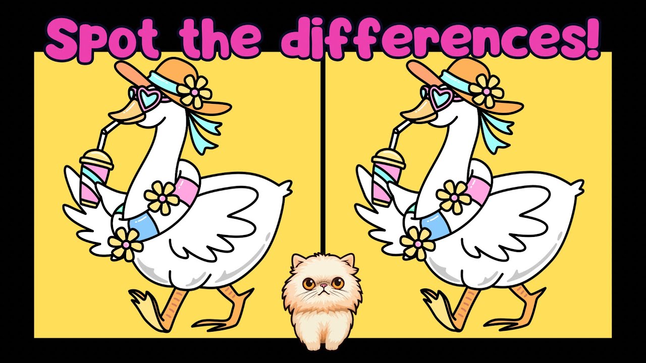 Silly Geese! Find the Difference 🧠🧩