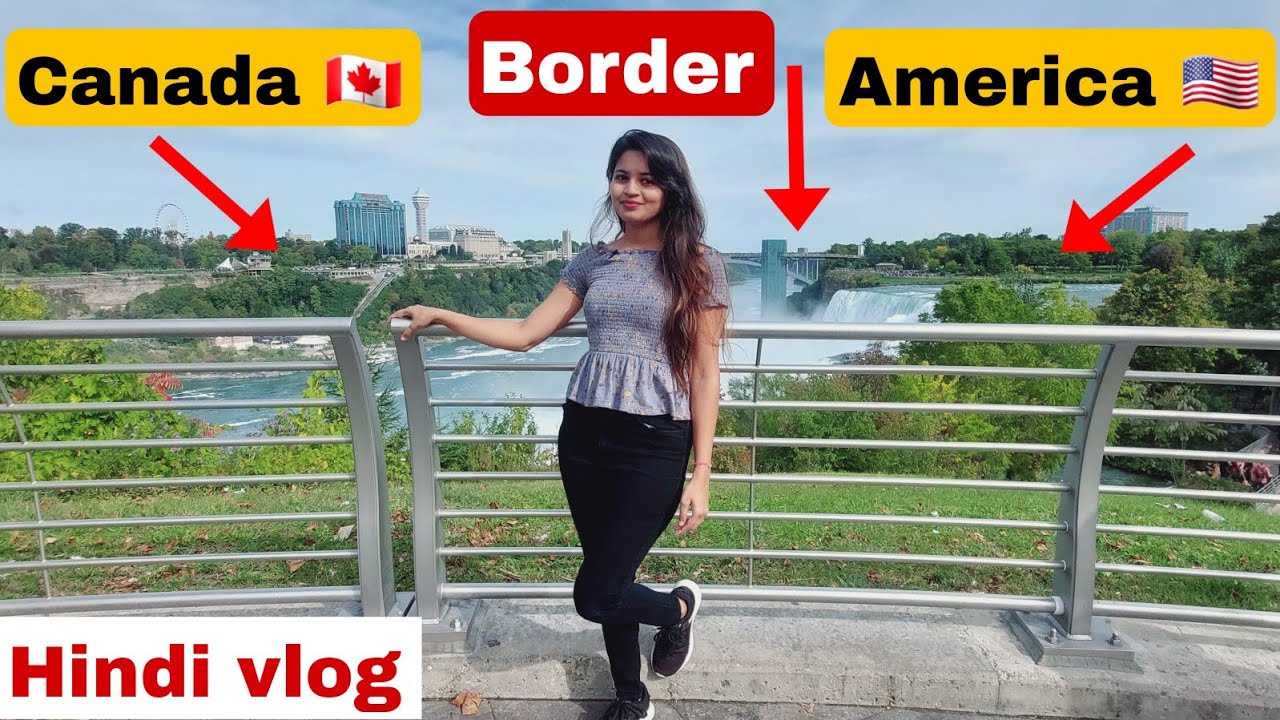 Canada America Border Crossing | Niagara Falls | Cleveland To Niagara Travel Vlog