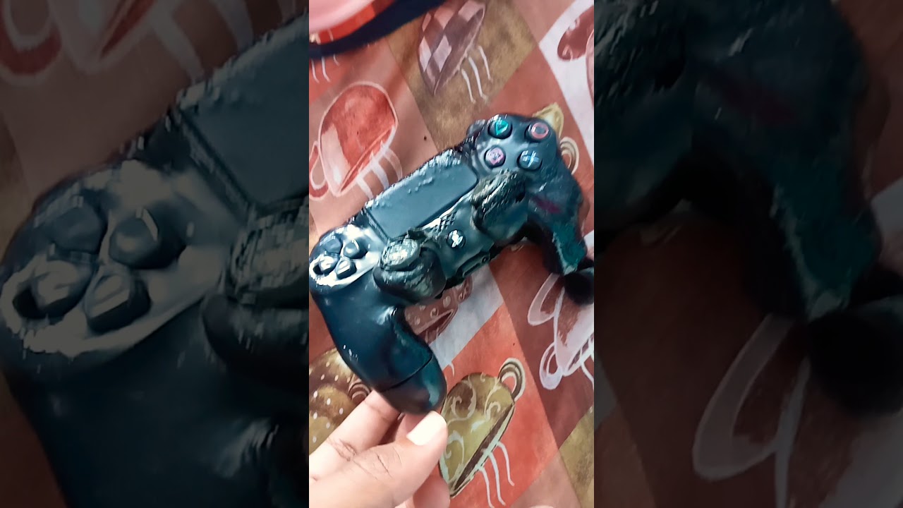 MINHA MÃE QUEIMOU MEUS CONTROLES DE PS3 E PS4 😢😭😭 