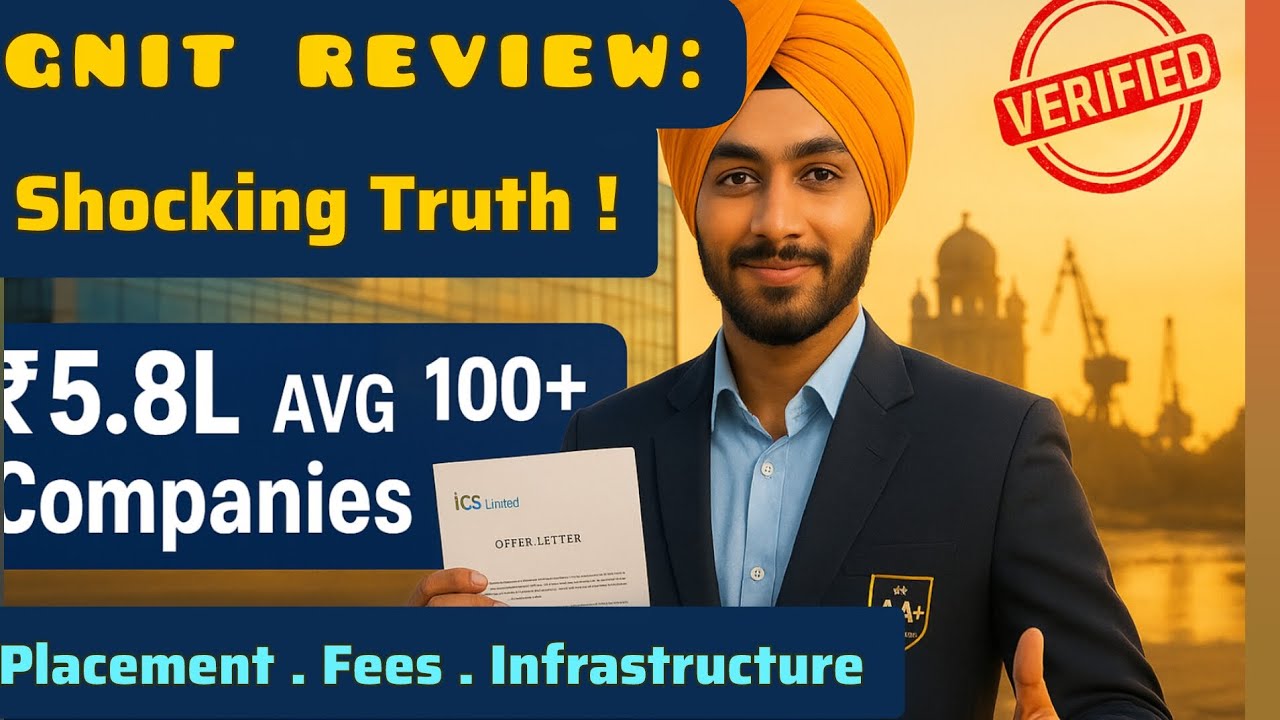 26 lacs highest placement? | Best College At Low Rank ?| GNIT REVIEW| WBJEE 2025
