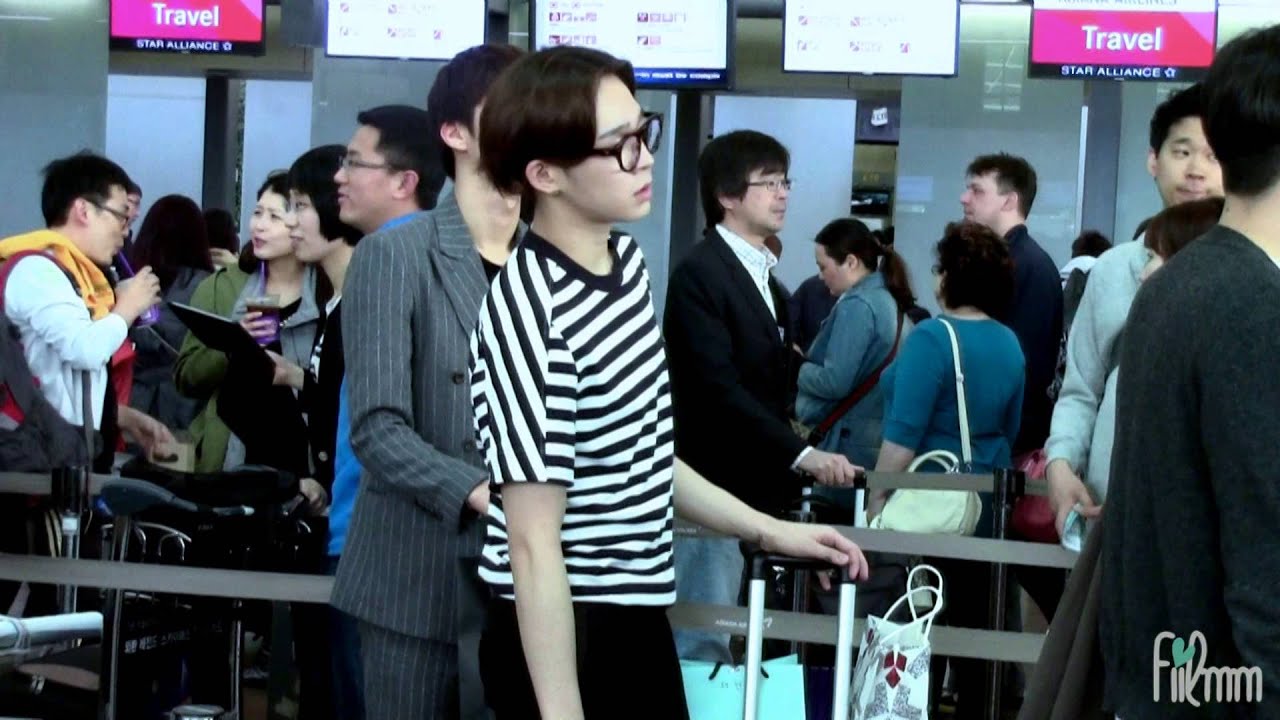 140426 Winner Nam Taehyun (남태현) at Incheon Airport 출국