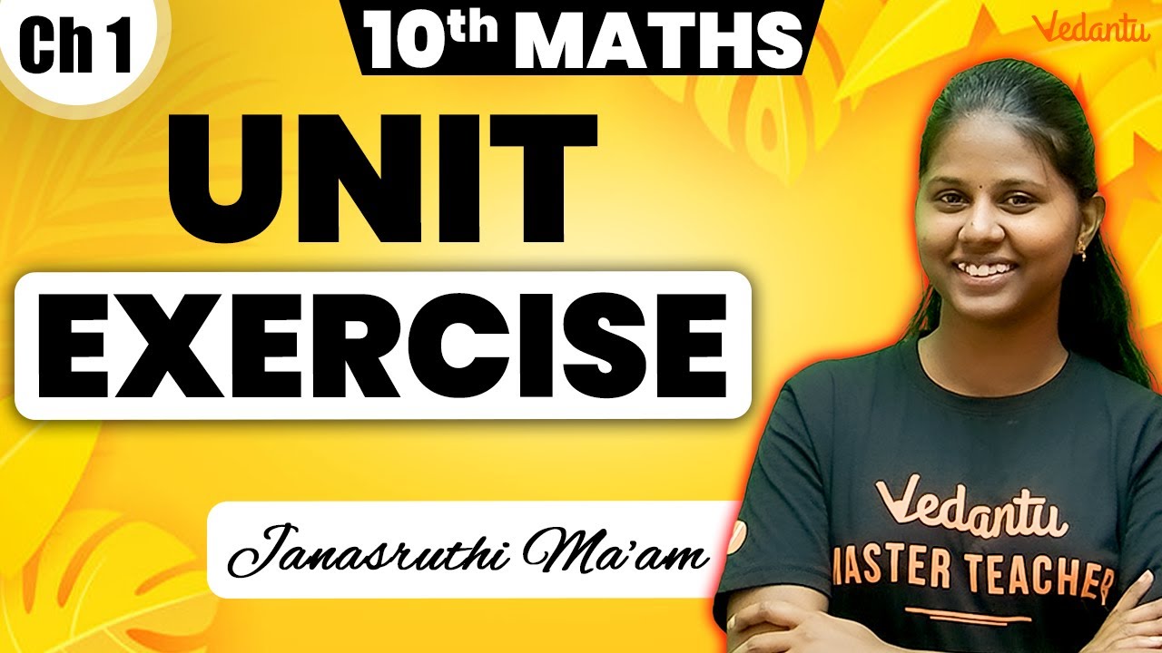 10th Maths | Chapter 1 Unit Exercise | Public Exam 2025 | Janasruthi Ma'am