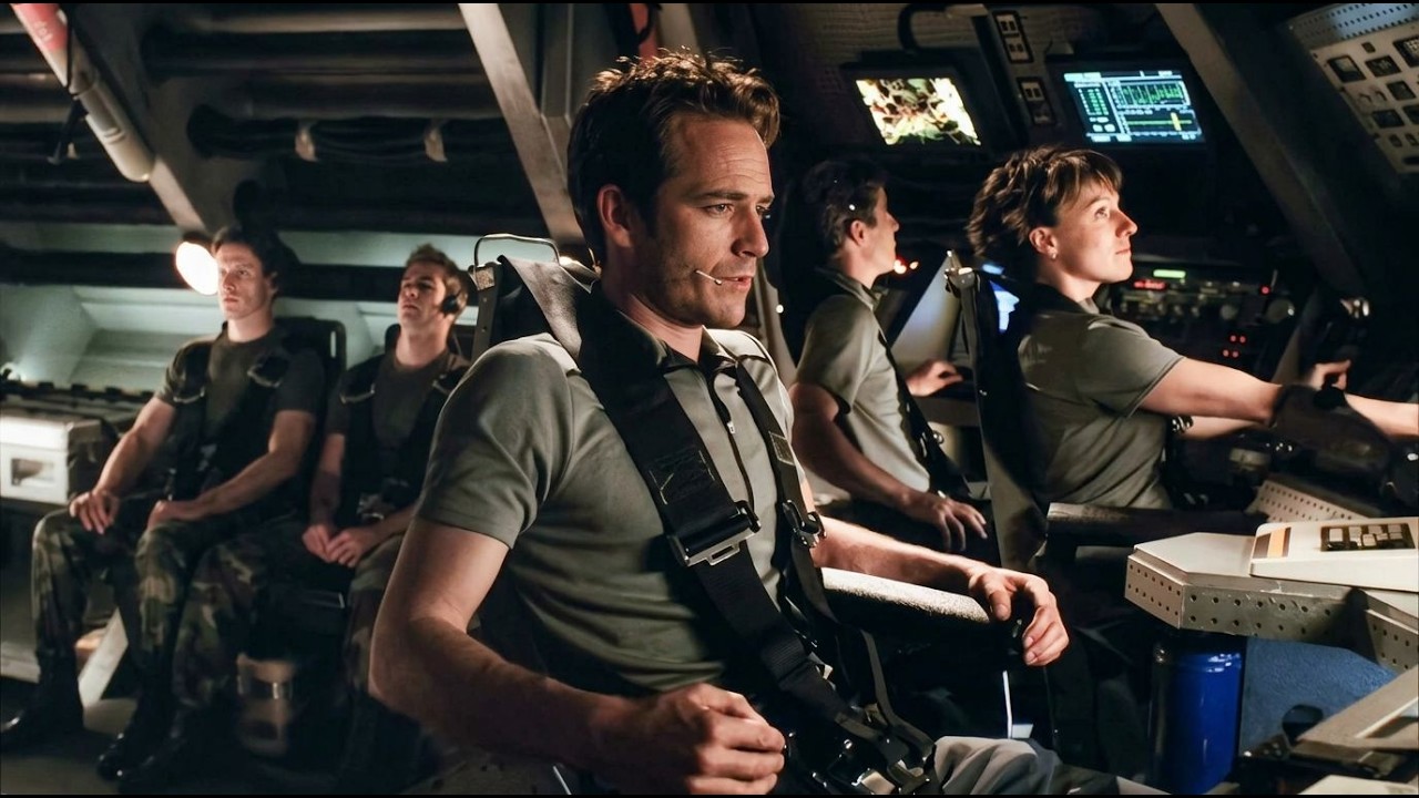 LUKE PERRY | Descent (2005) Full Disaster Movie - Sci-Fi Thriller