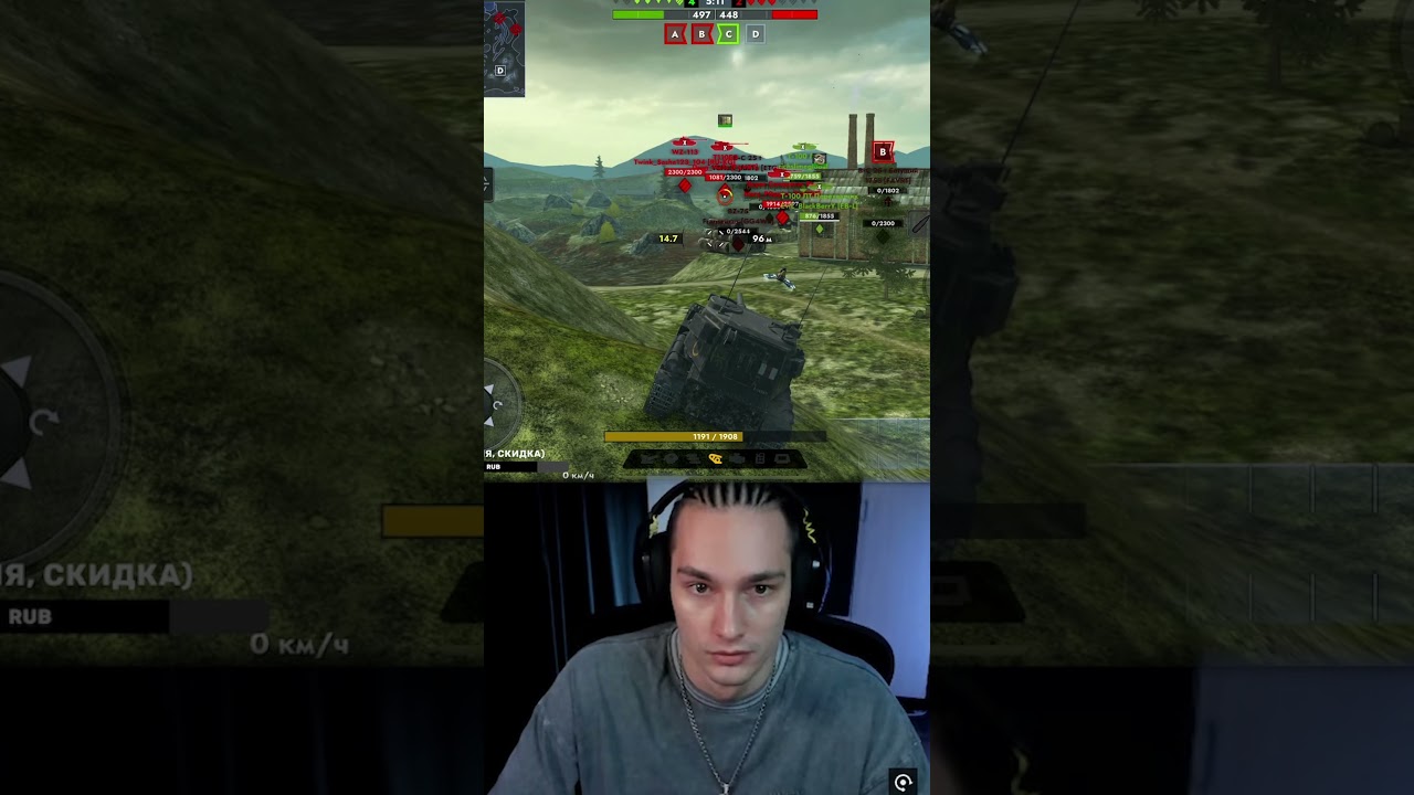 ТАКОГО ВЫСТРЕЛА ВЫ ЕЩЕ НЕ ВИДЕЛИ В TANKS BLITZ