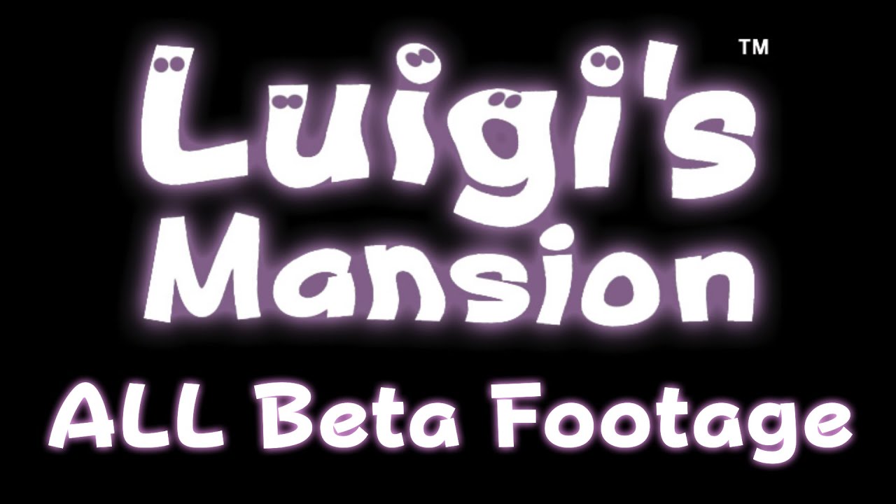 ALL Luigi's Mansion Beta Footage Compilation (+ Screenshots)