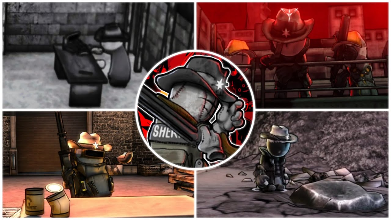 All Sheriff Appearances In MADNESS: Project Nexus ⊕ | Story ✎ | Boss Fight 💀 | Playable Character 🌟