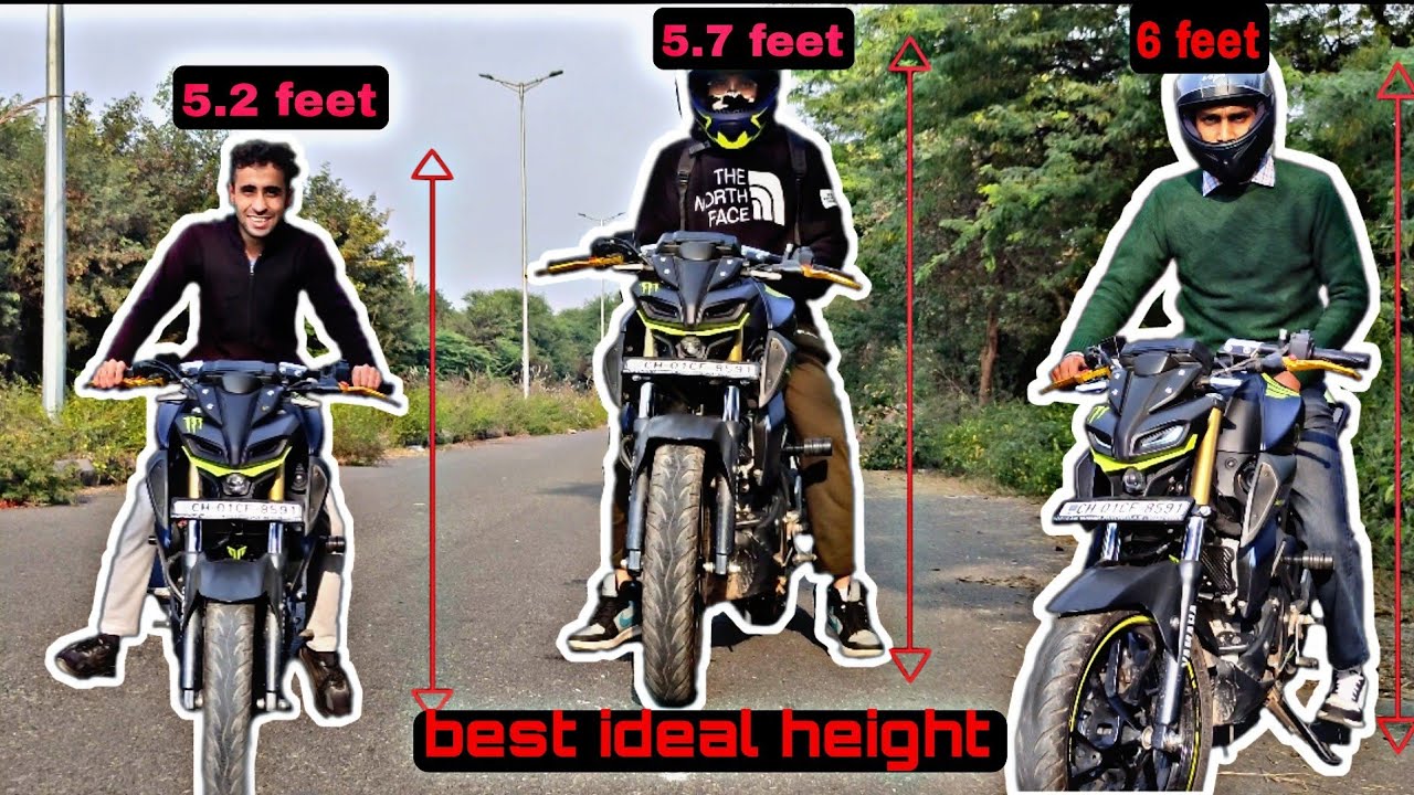 mt15 seat height review  (5.2,5.7,6 feet)| modified handle bar review 