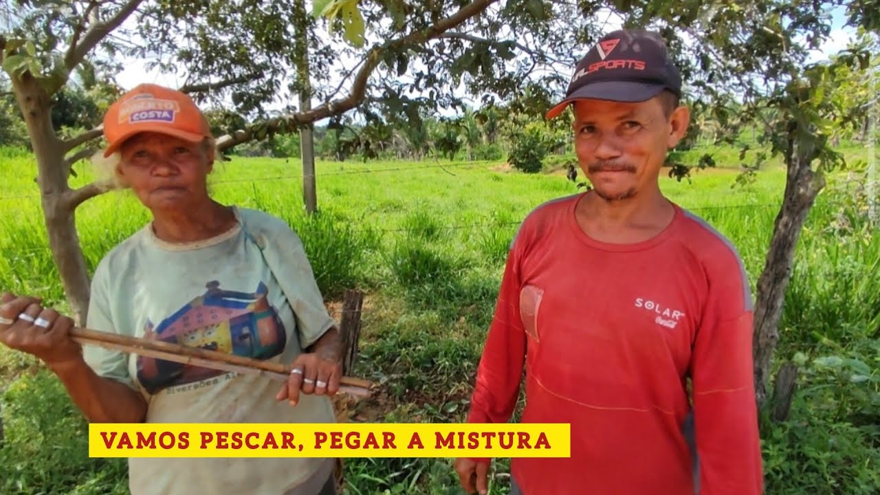 Sr. DELCI E D. MARIA estava indo pescar, encontrei eles na estrada, falamos da sua casa.
