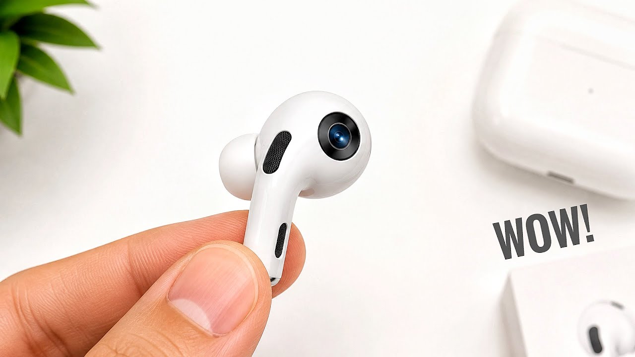 Утечка информации о AirPods Pro с камерами &mdash; будущее искусственного интеллекта от Apple начинается.