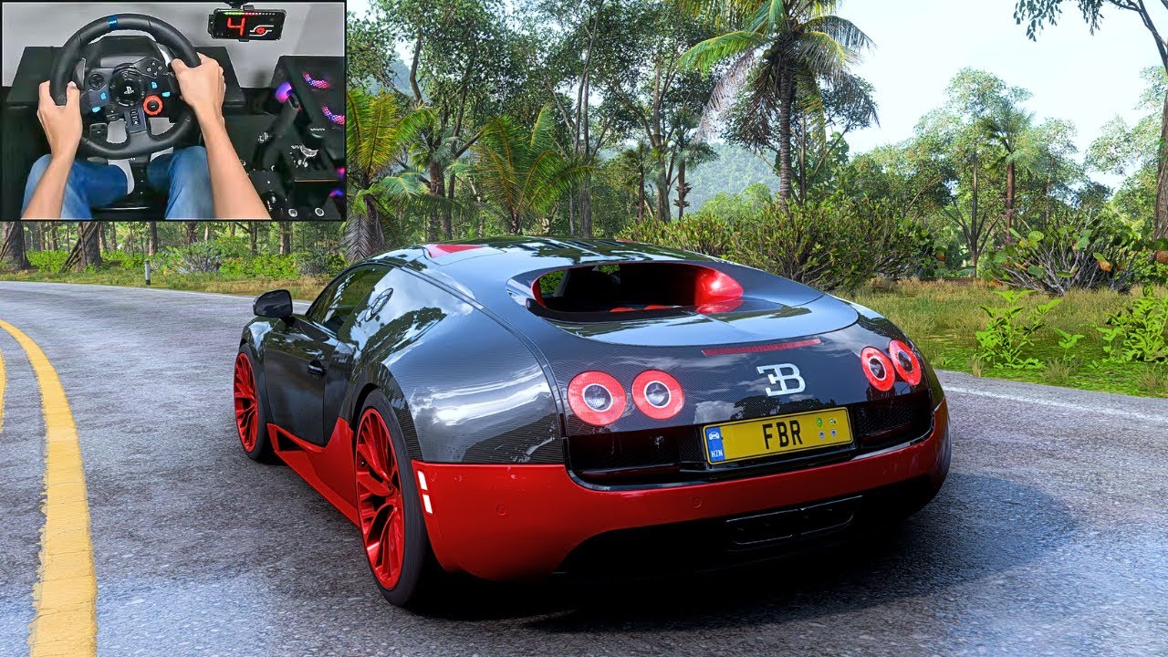 Bugatti Veyron Super Sport | Forza Horizon 5 | Logitech G29