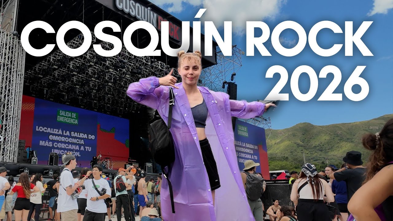 así fue el COSQUÍN ROCK 2026 🎶 - mi primer cosquín!!